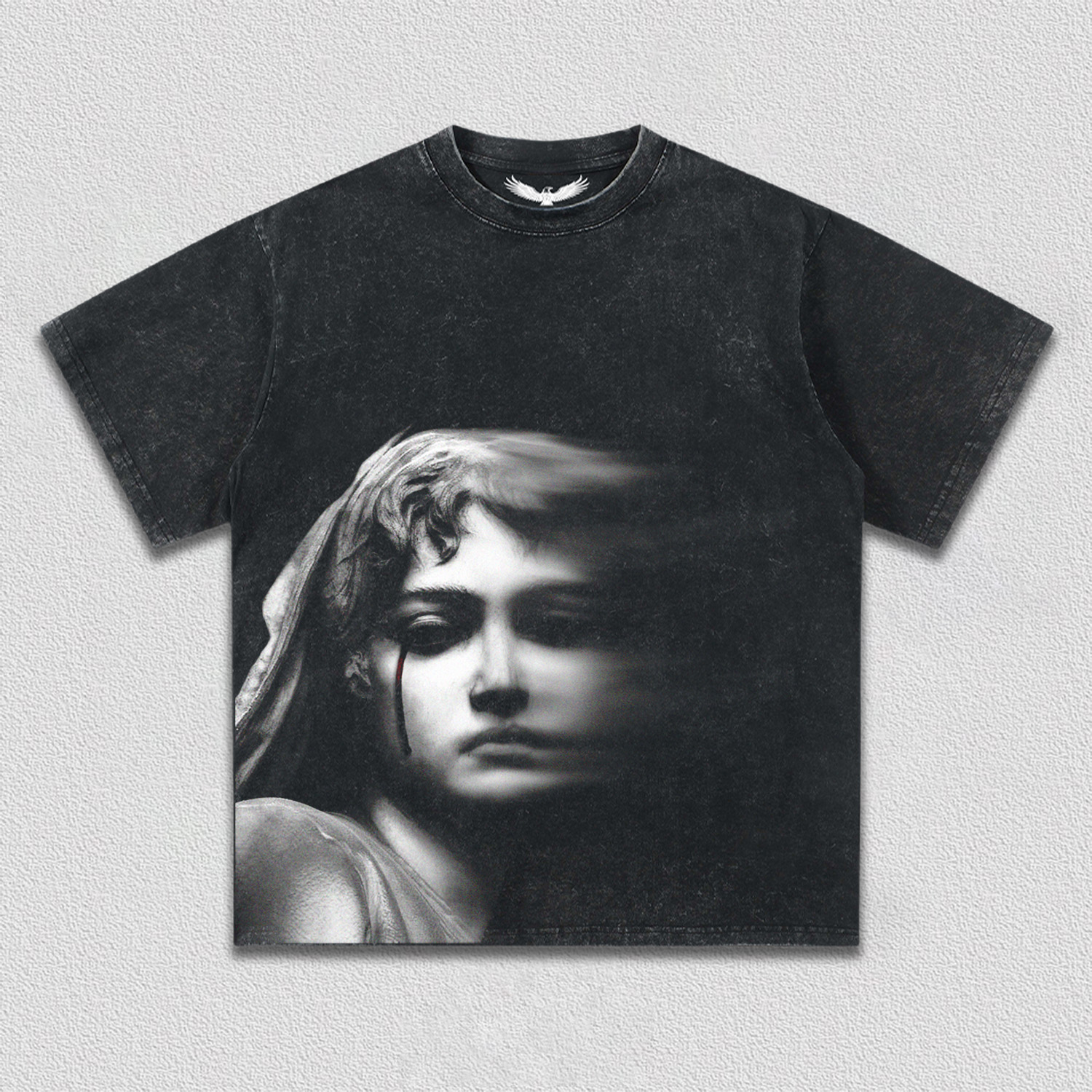 "Dark Art Portrait" Printed T-Shirt
