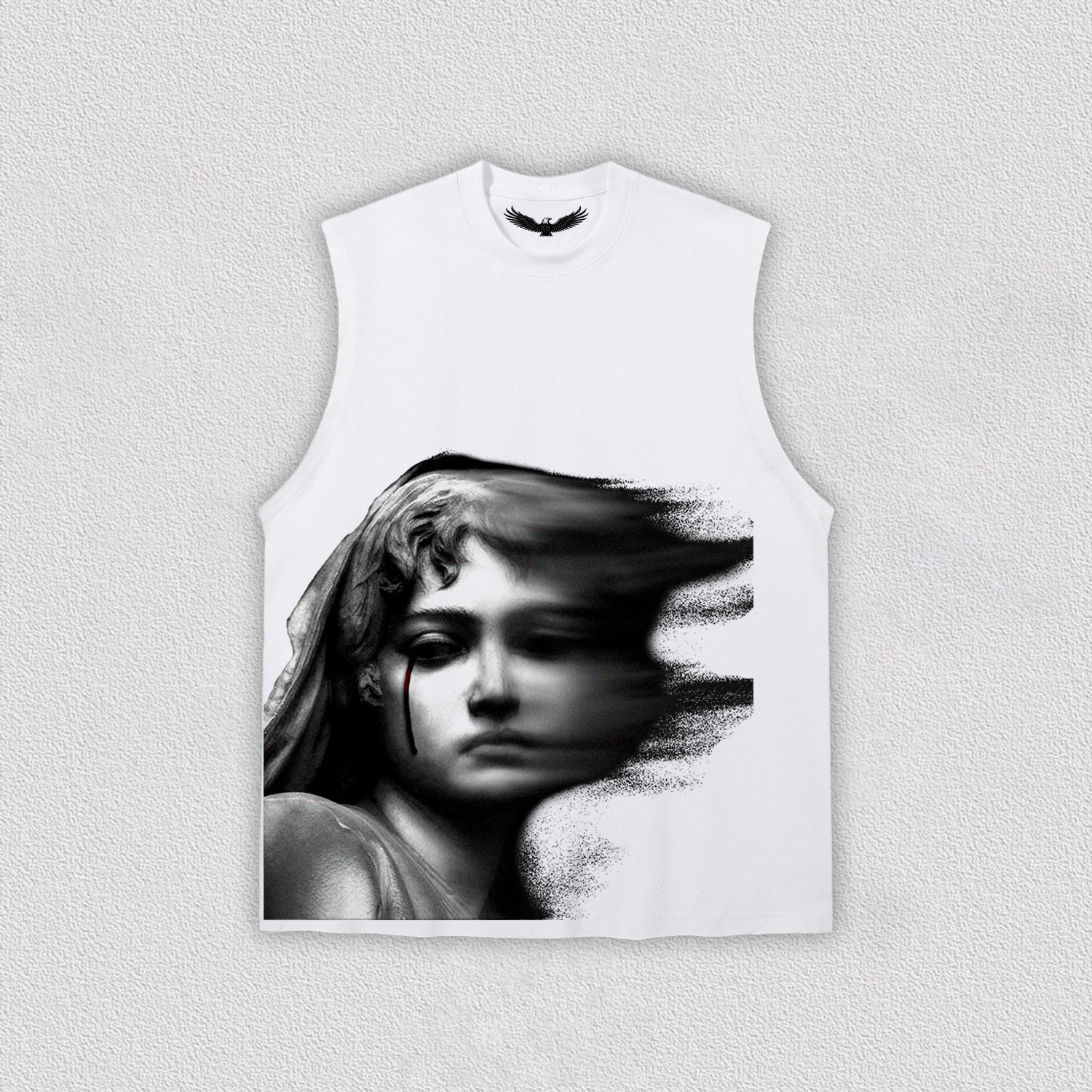 "Dark Art Portrait" Printed T-Shirt