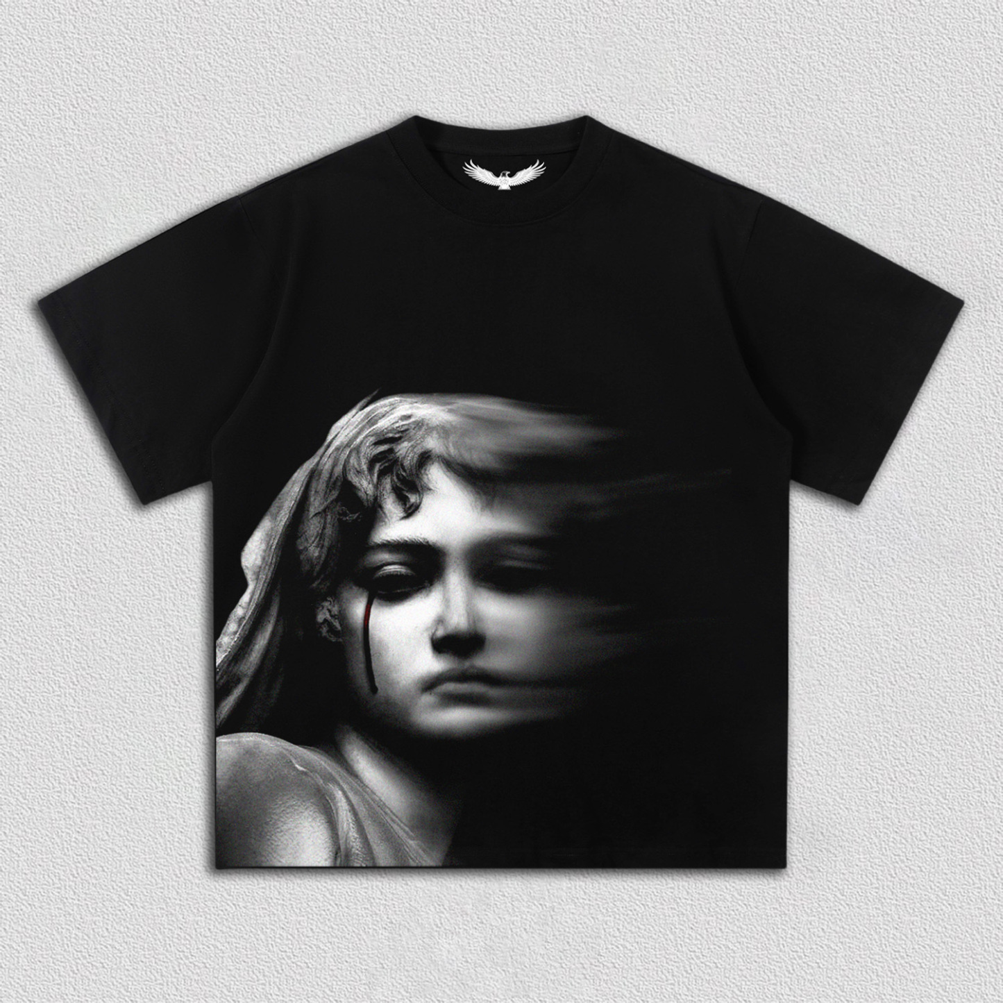 "Dark Art Portrait" Printed T-Shirt