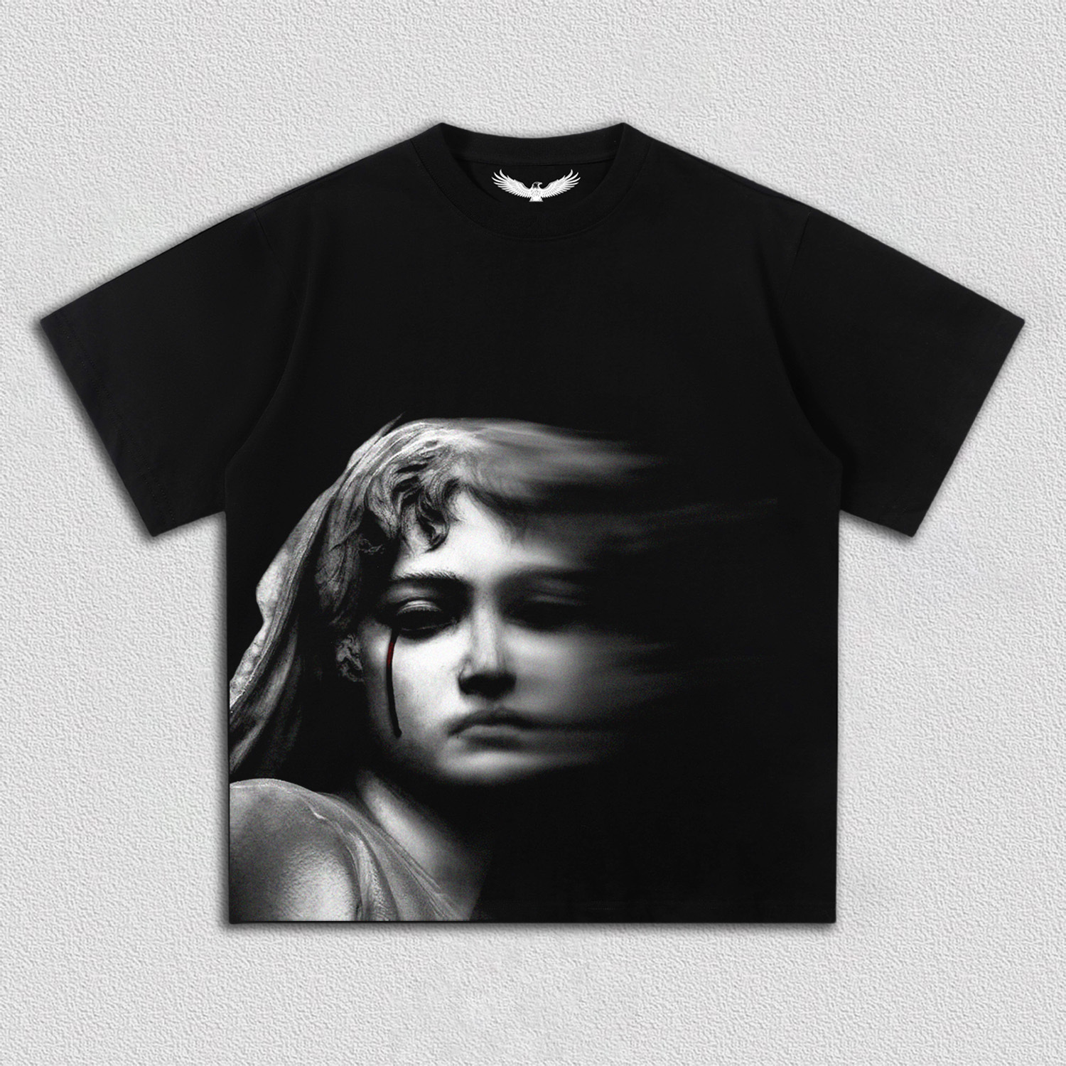 "Dark Art Portrait" Printed T-Shirt