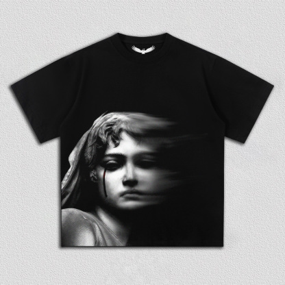 "Dark Art Portrait" Printed T-Shirt