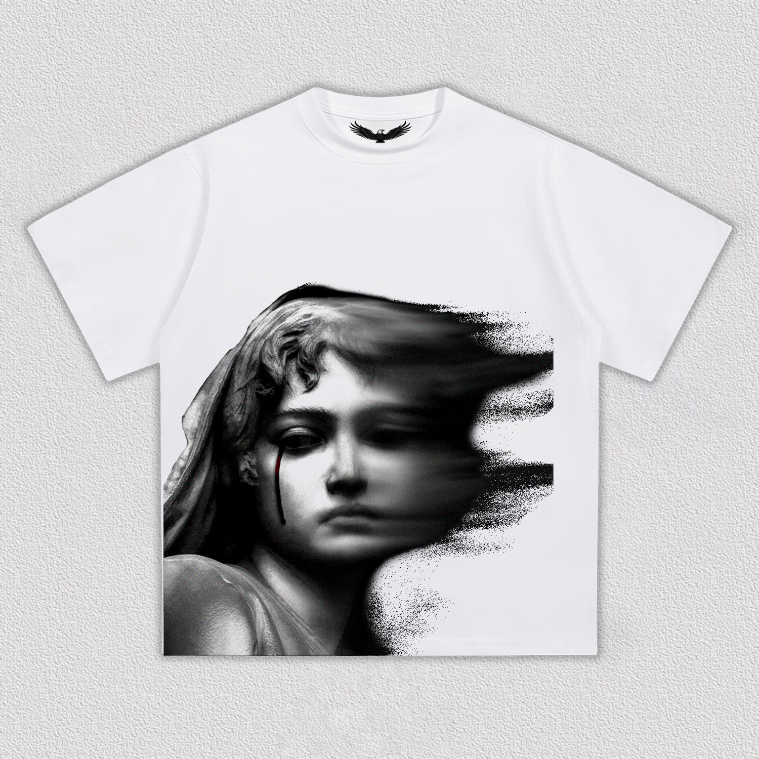 "Dark Art Portrait" Printed T-Shirt