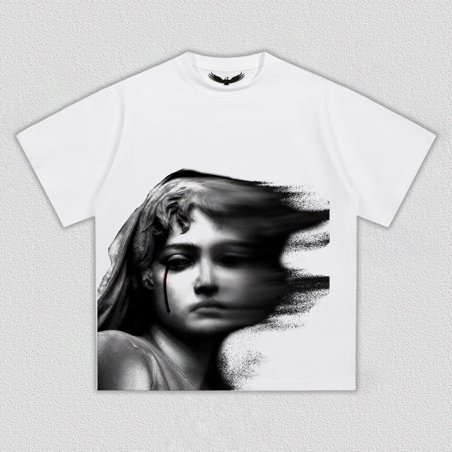 "Dark Art Portrait" Printed T-Shirt