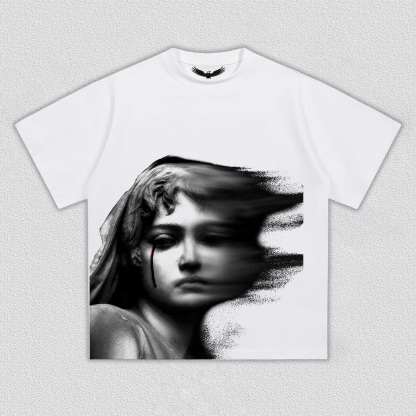 "Dark Art Portrait" Printed T-Shirt