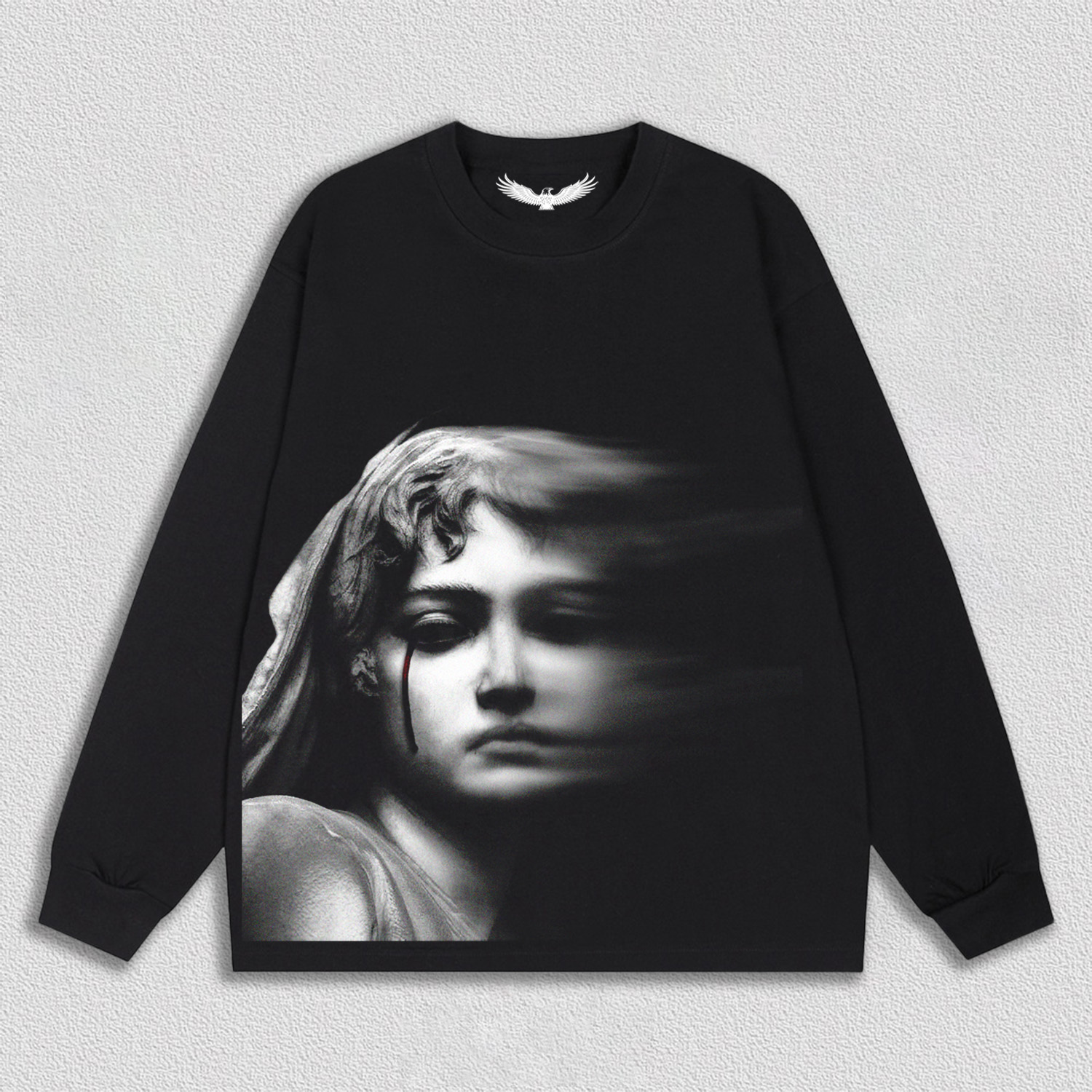 "Dark Art Portrait" Printed T-Shirt