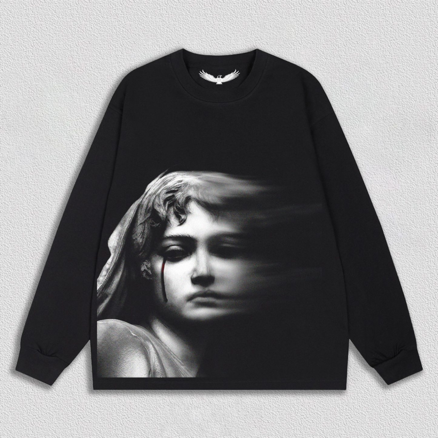 "Dark Art Portrait" Printed T-Shirt