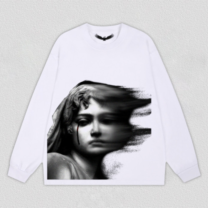 "Dark Art Portrait" Printed T-Shirt