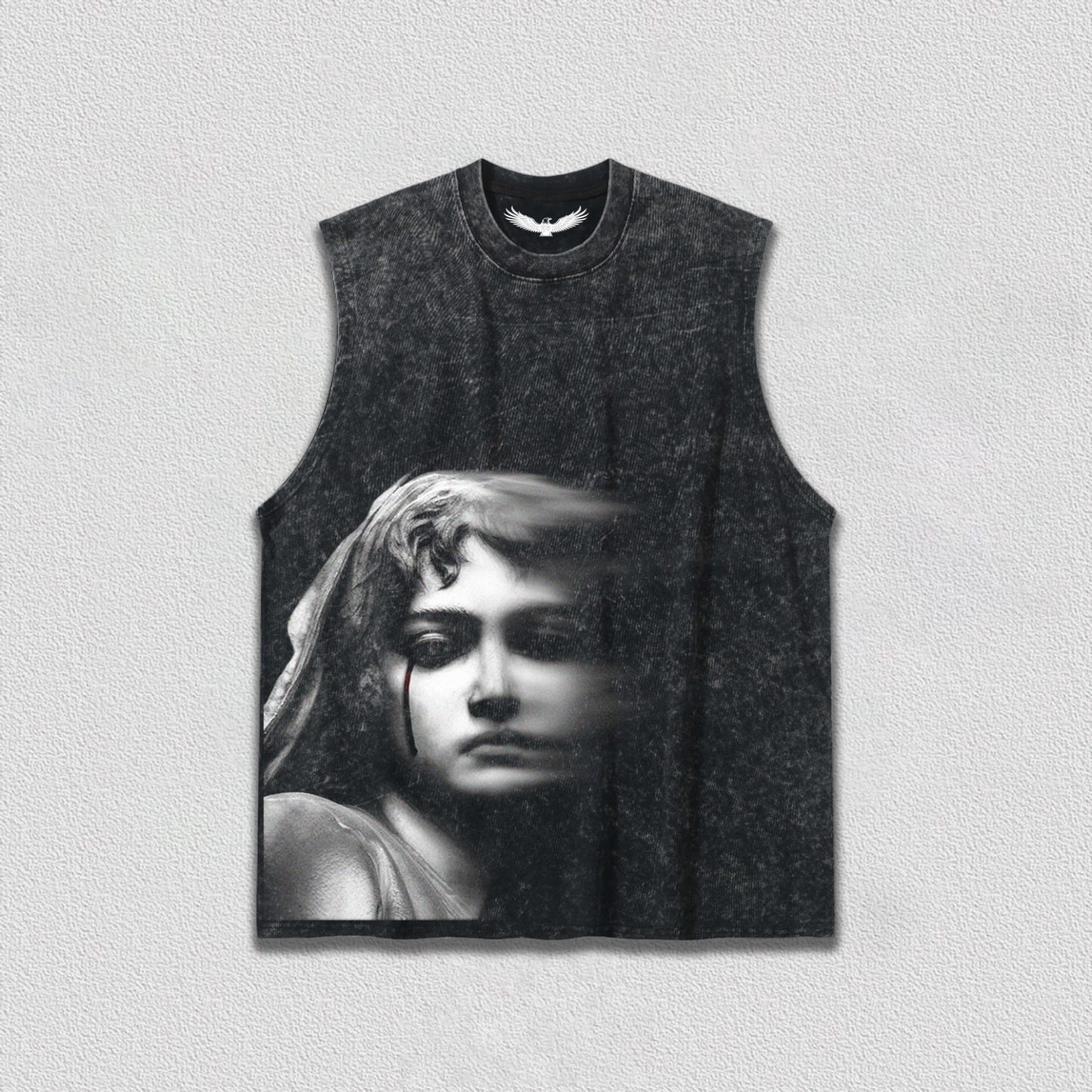 "Dark Art Portrait" Printed T-Shirt