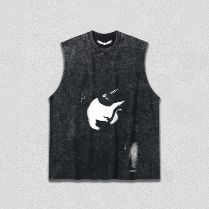 Gothic Portrait Printed T-Shirt