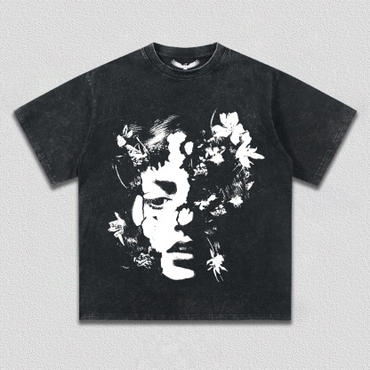 "Dreamy Flower - shadow Face" T-Shirt