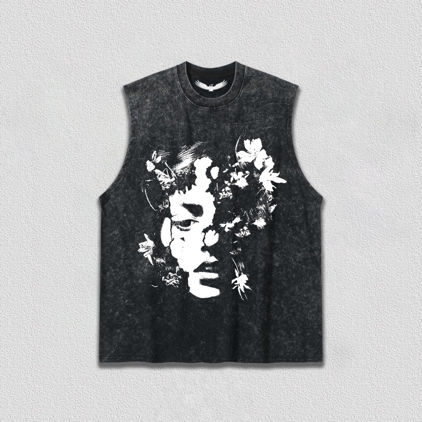 "Dreamy Flower - shadow Face" T-Shirt