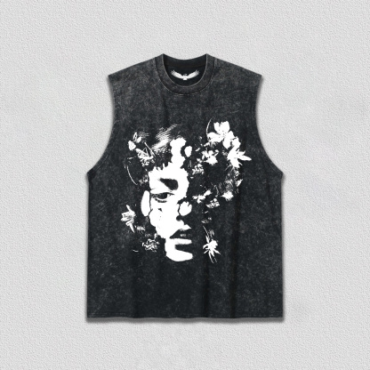 "Dreamy Flower - shadow Face" T-Shirt