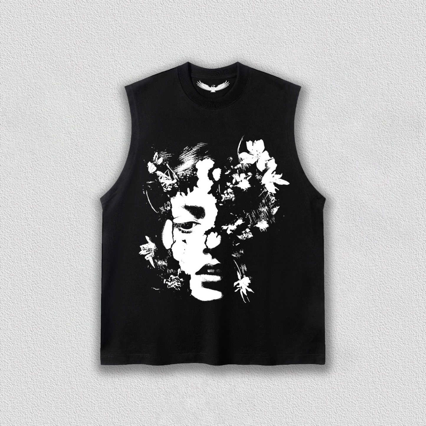"Dreamy Flower - shadow Face" T-Shirt