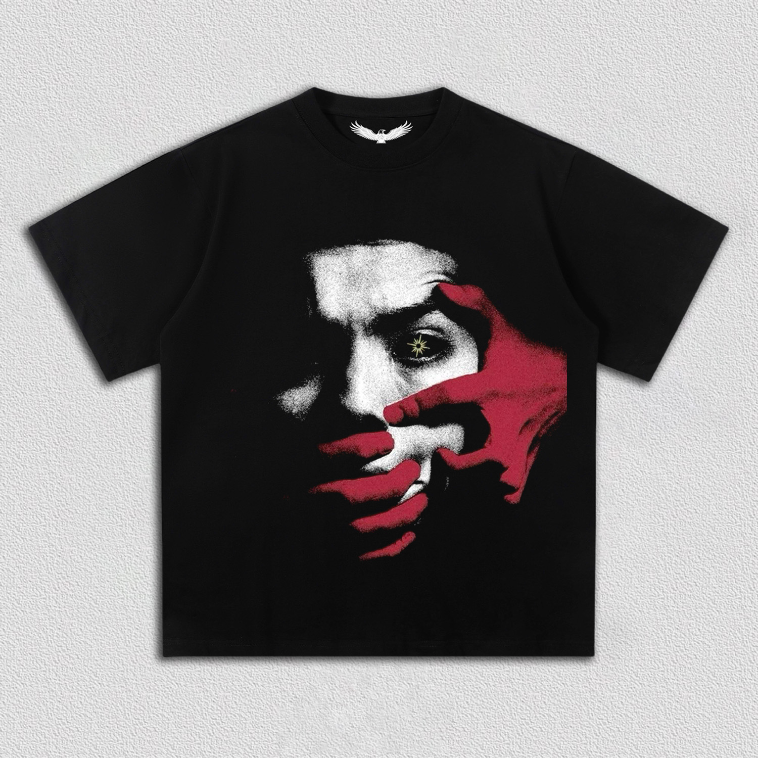 "Blazing Red Mark" Printed T-Shirt