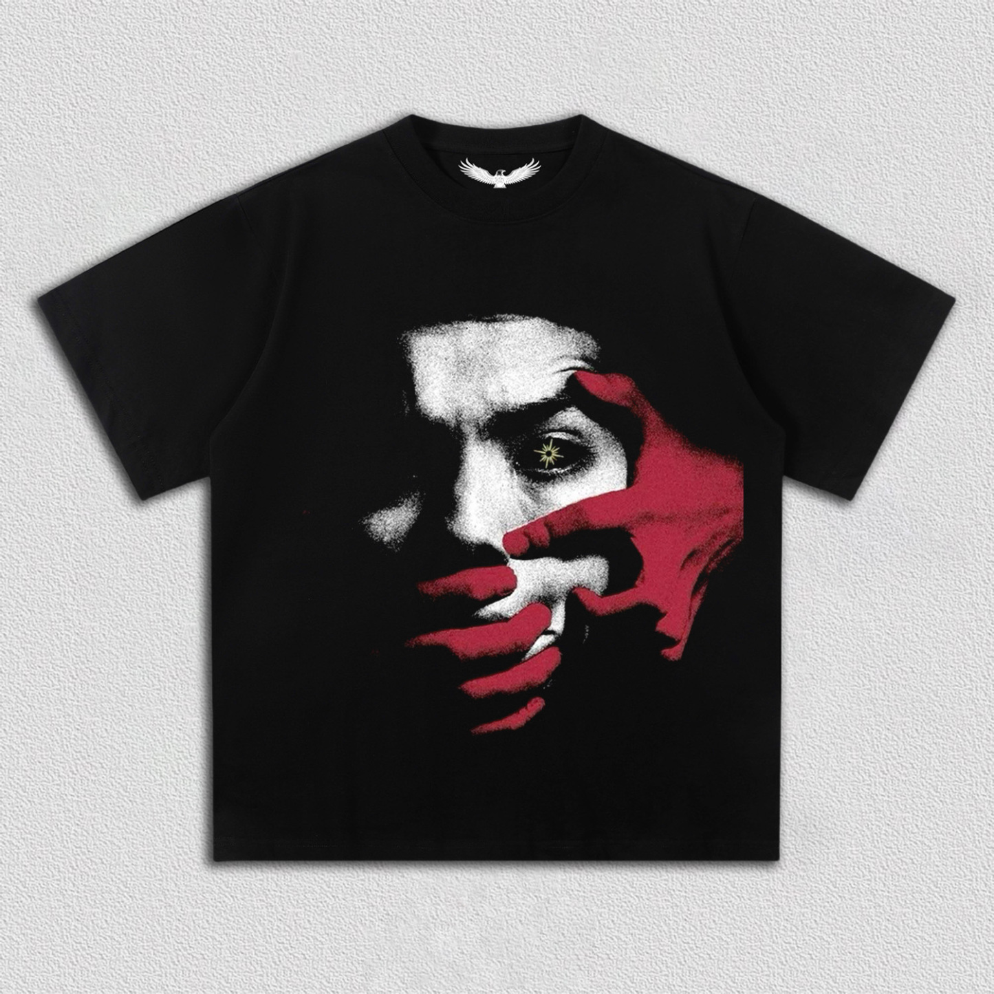 "Blazing Red Mark" Printed T-Shirt
