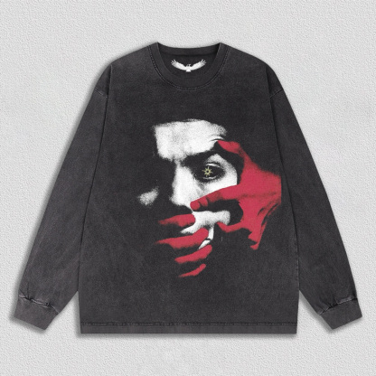 "Blazing Red Mark" Printed T-Shirt