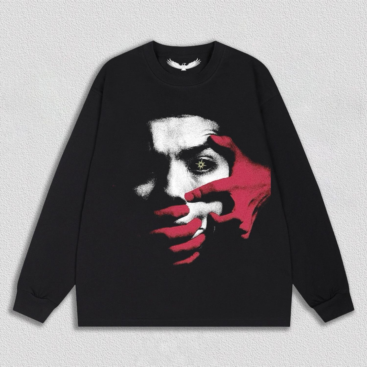 "Blazing Red Mark" Printed T-Shirt