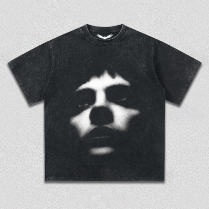 "Dark - tone Portrait" Art Printed T-Shirt