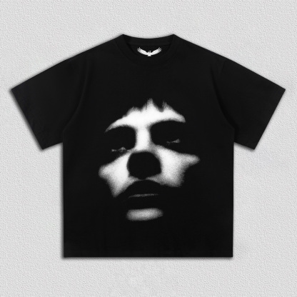 "Dark - tone Portrait" Art Printed T-Shirt