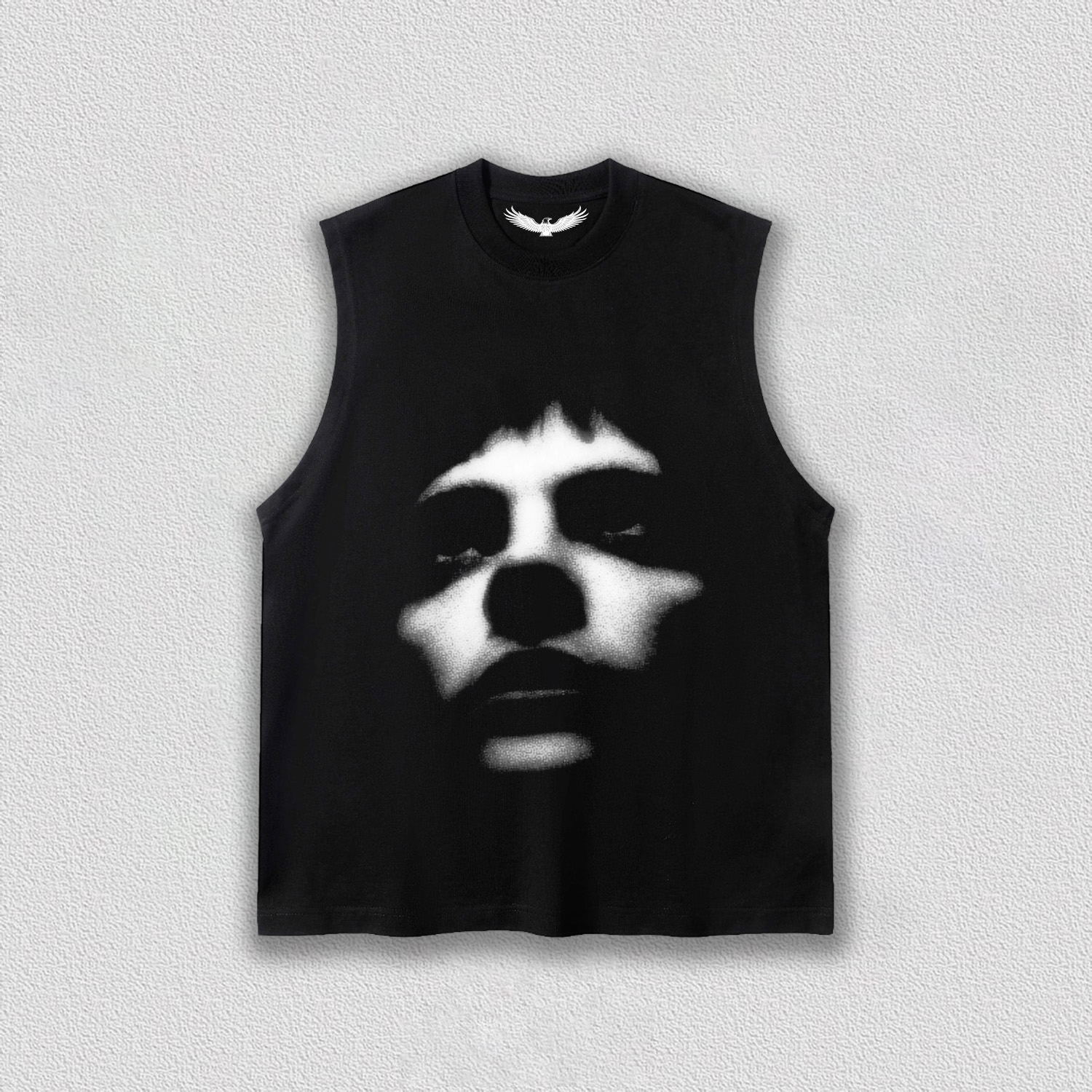 "Dark - tone Portrait" Art Printed T-Shirt