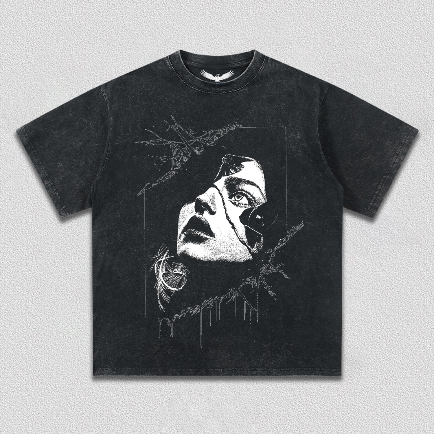 Artistic Broken Portrait T-Shirt