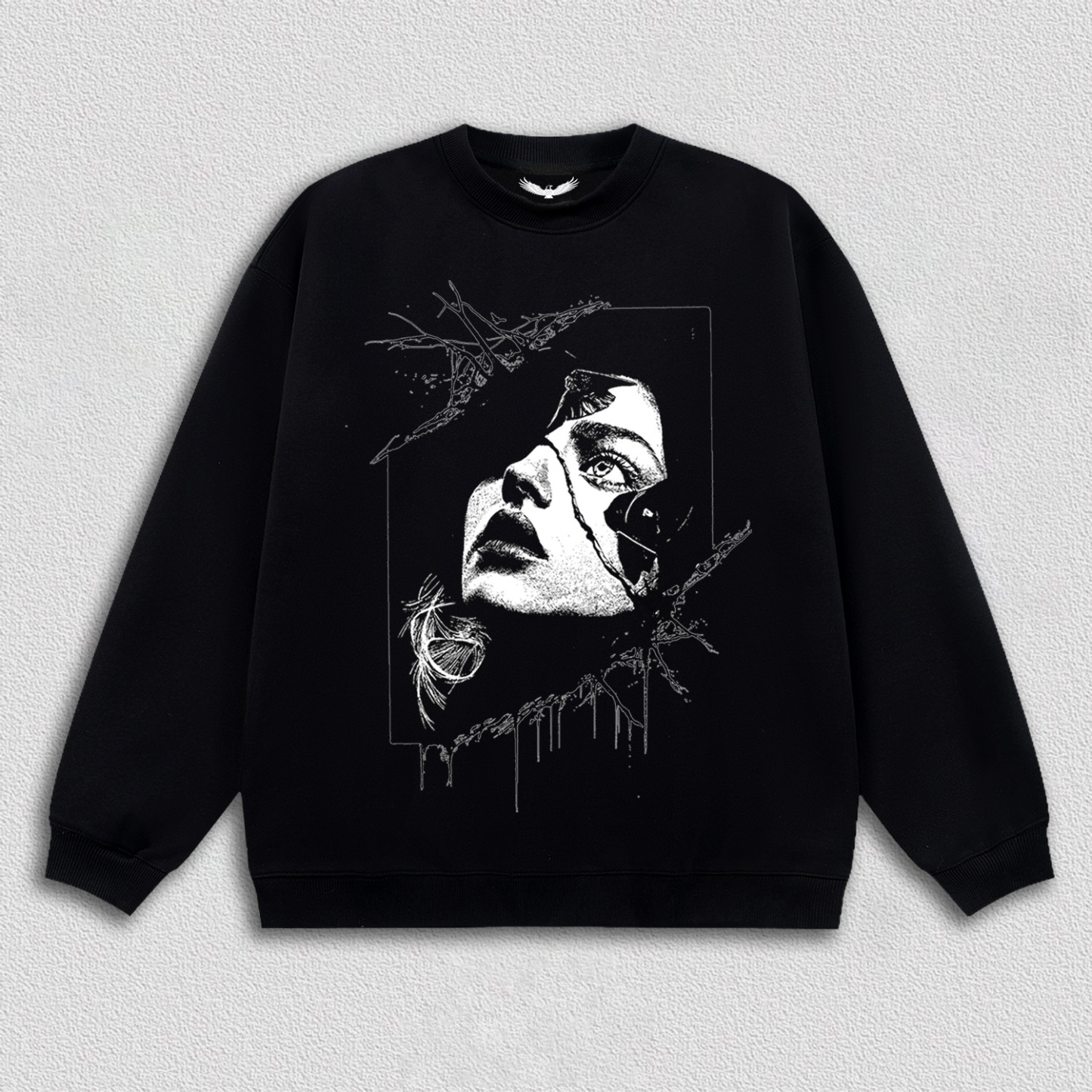 Artistic Broken Portrait T-Shirt