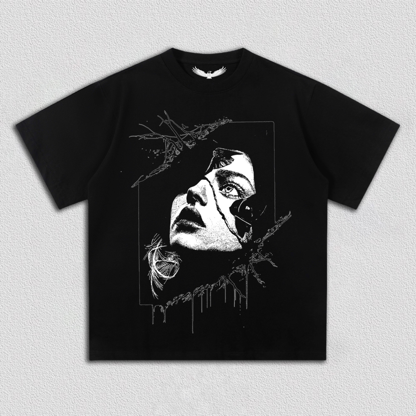Artistic Broken Portrait T-Shirt