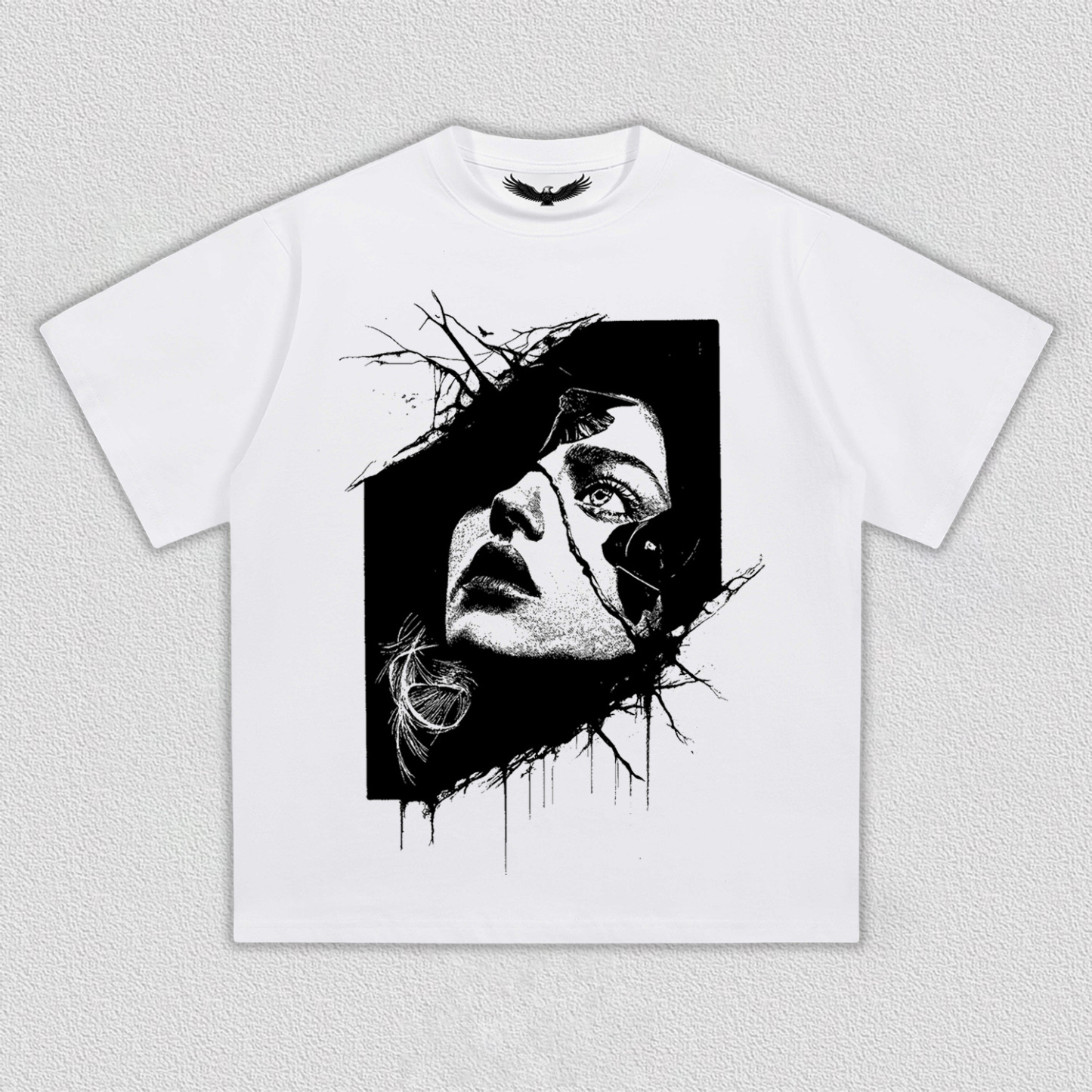 Artistic Broken Portrait T-Shirt