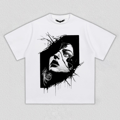 Artistic Broken Portrait T-Shirt