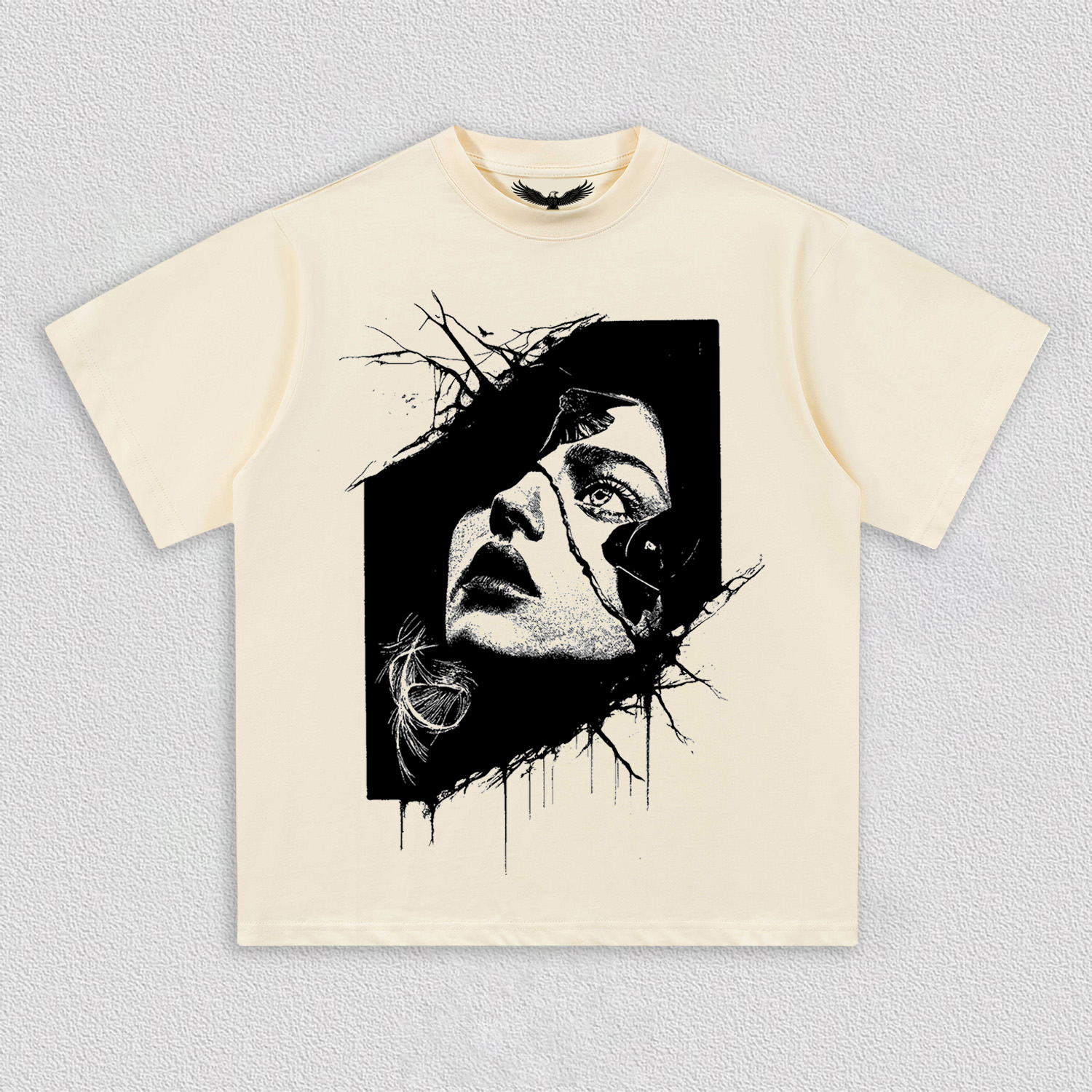 Artistic Broken Portrait T-Shirt