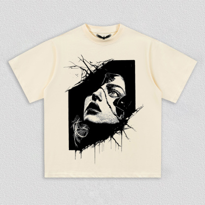 Artistic Broken Portrait T-Shirt