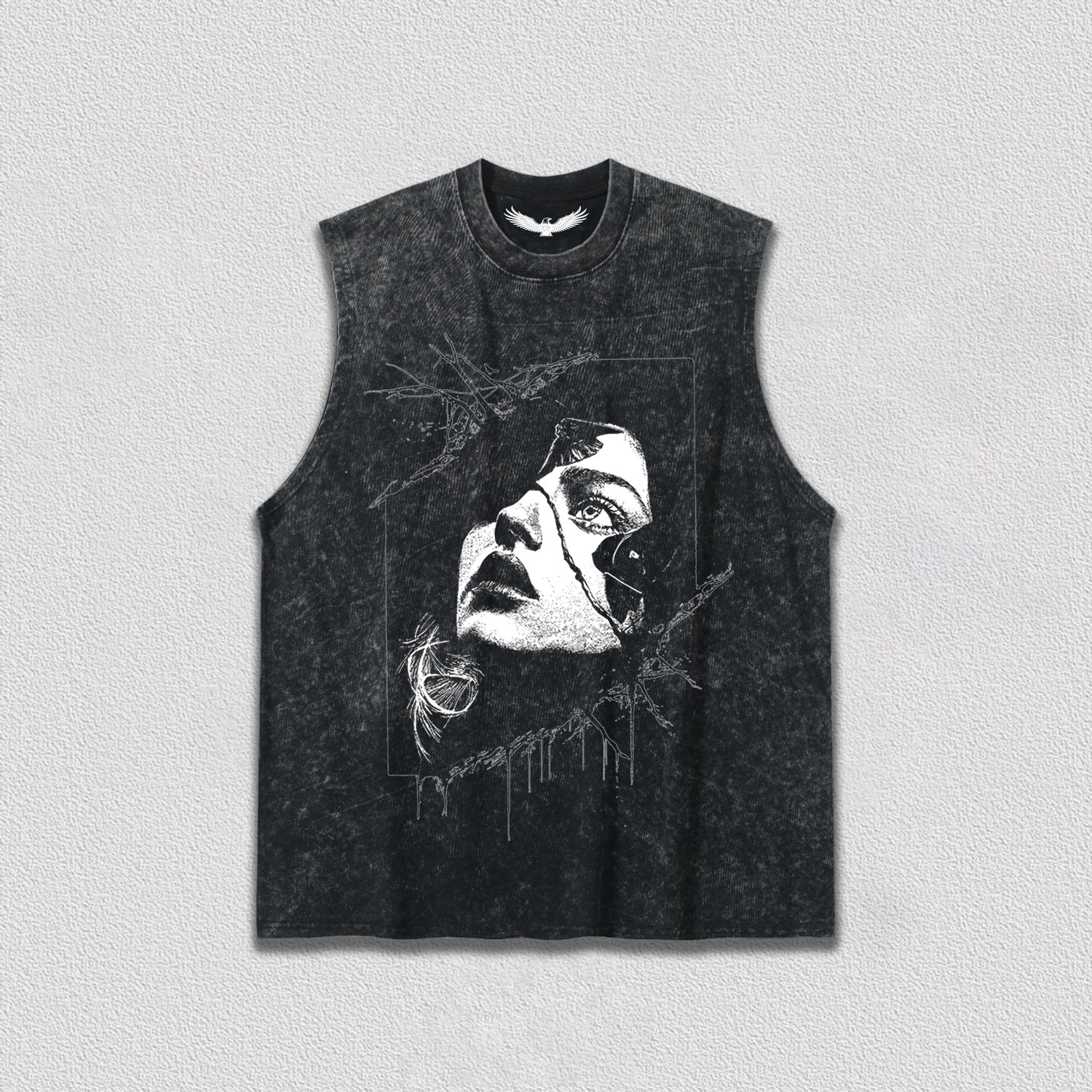 Artistic Broken Portrait T-Shirt