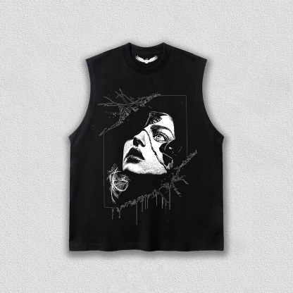 Artistic Broken Portrait T-Shirt