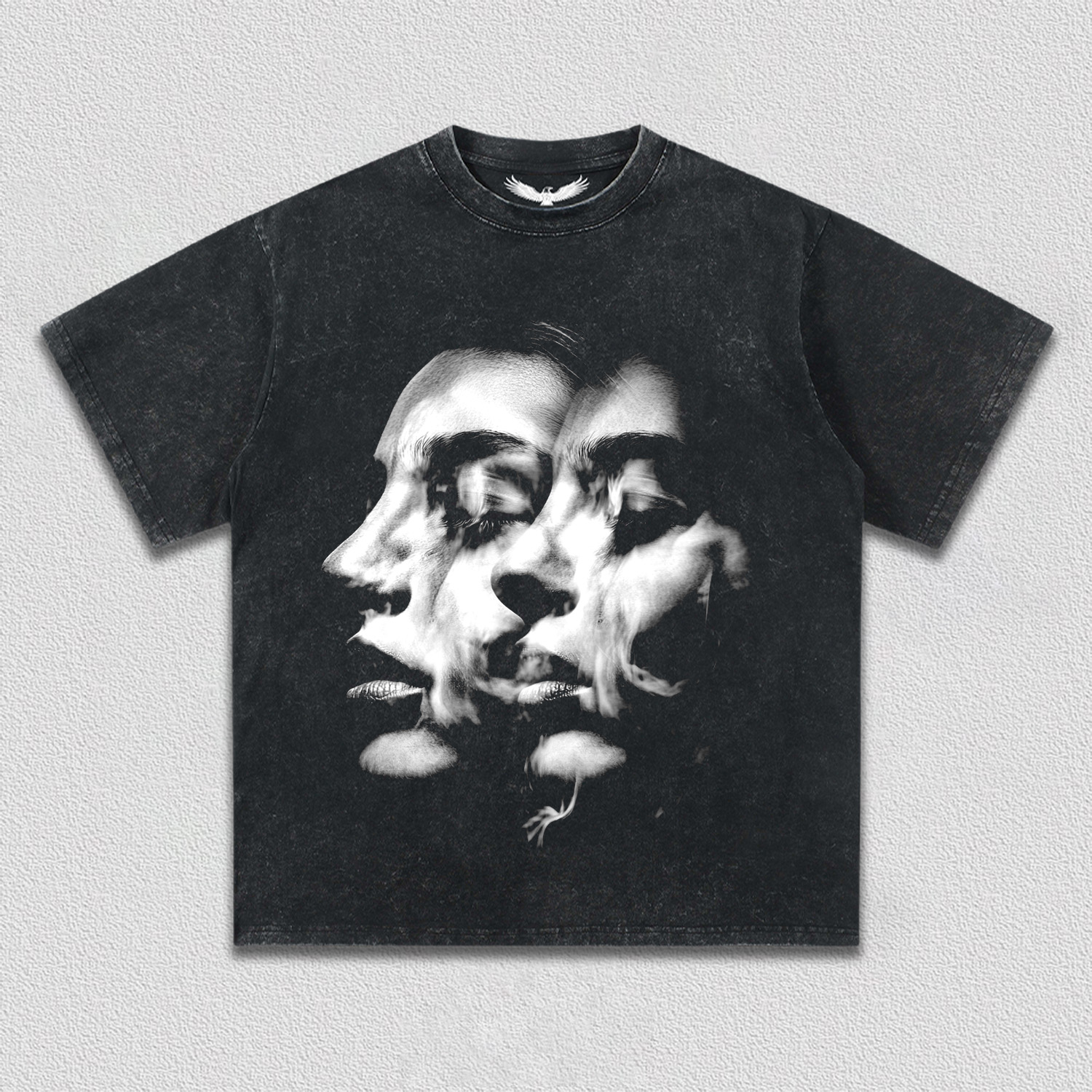 "Dual Illusion" Art Printed T-Shirt