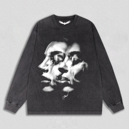 "Dual Illusion" Art Printed T-Shirt