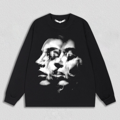 "Dual Illusion" Art Printed T-Shirt