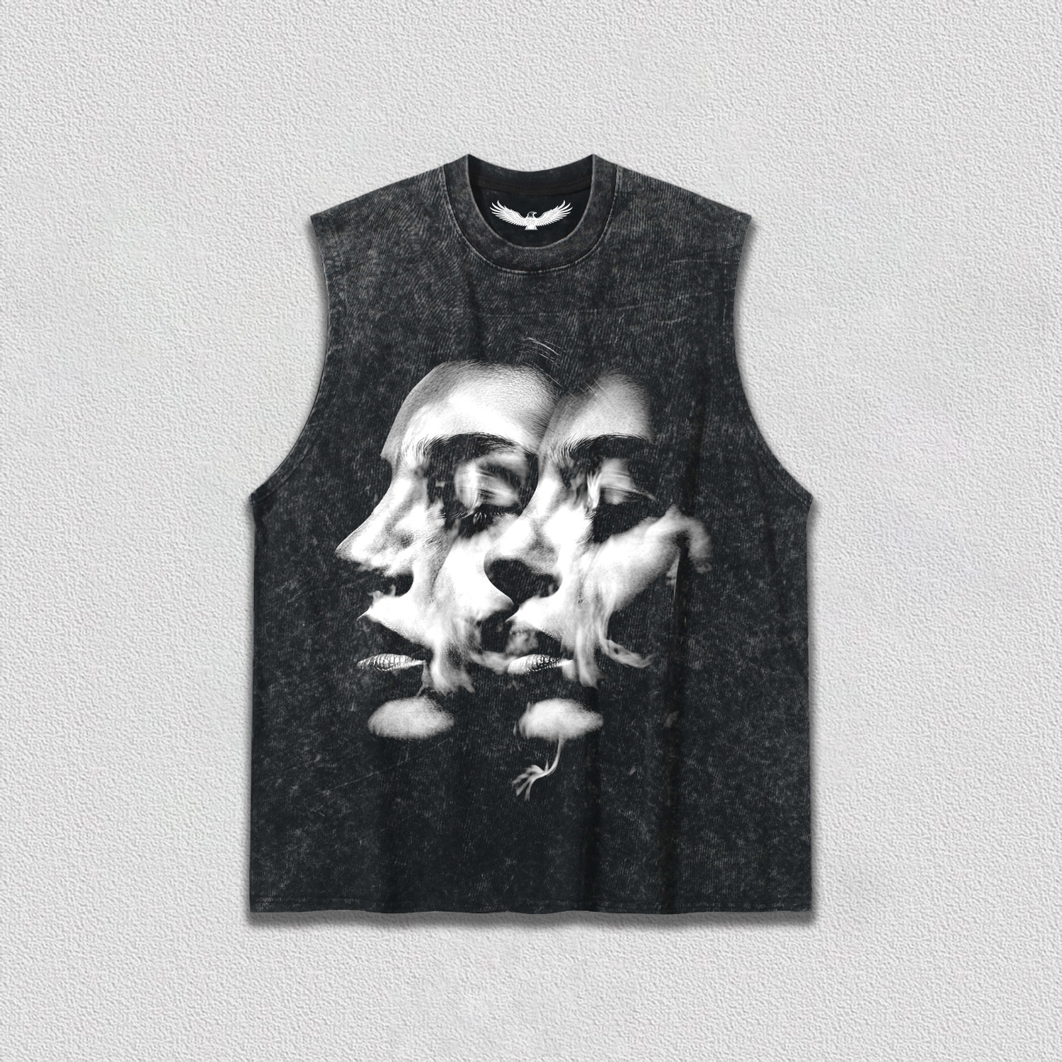 "Dual Illusion" Art Printed T-Shirt