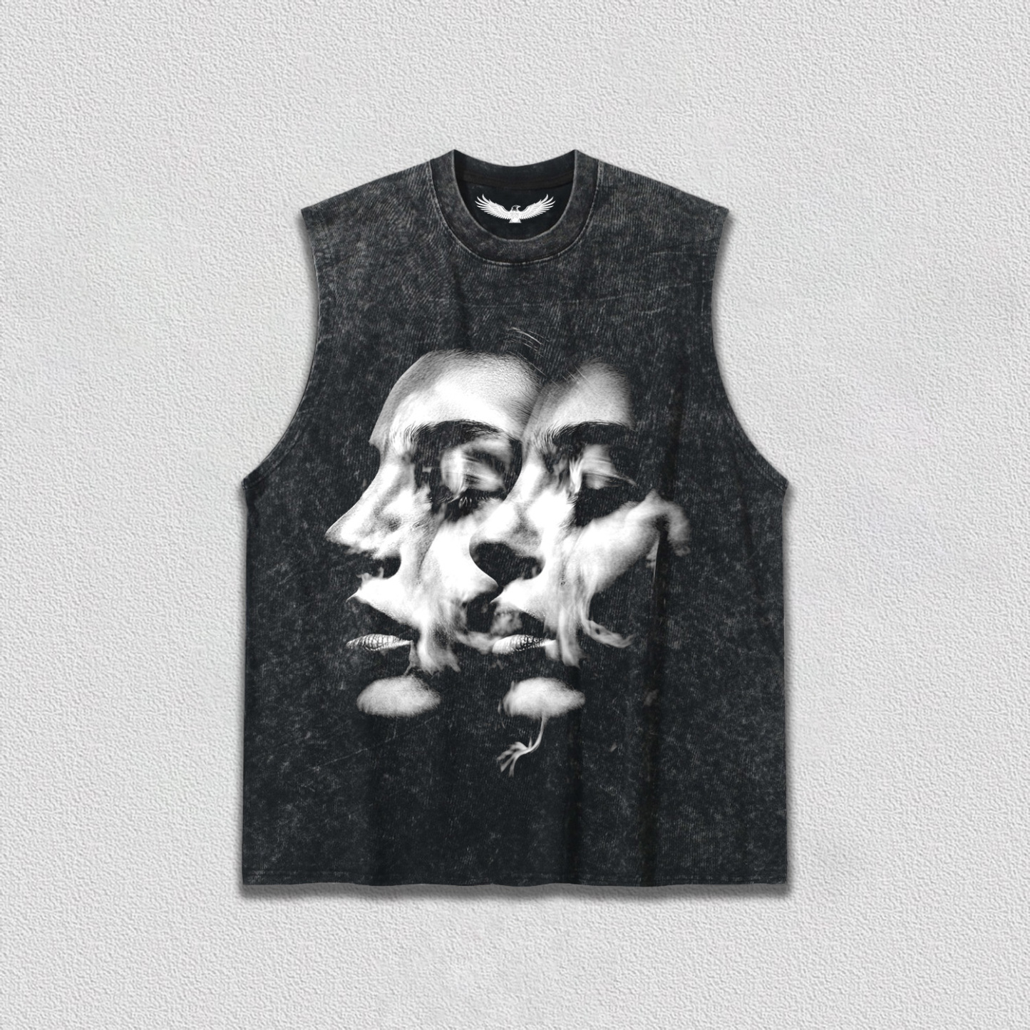 "Dual Illusion" Art Printed T-Shirt