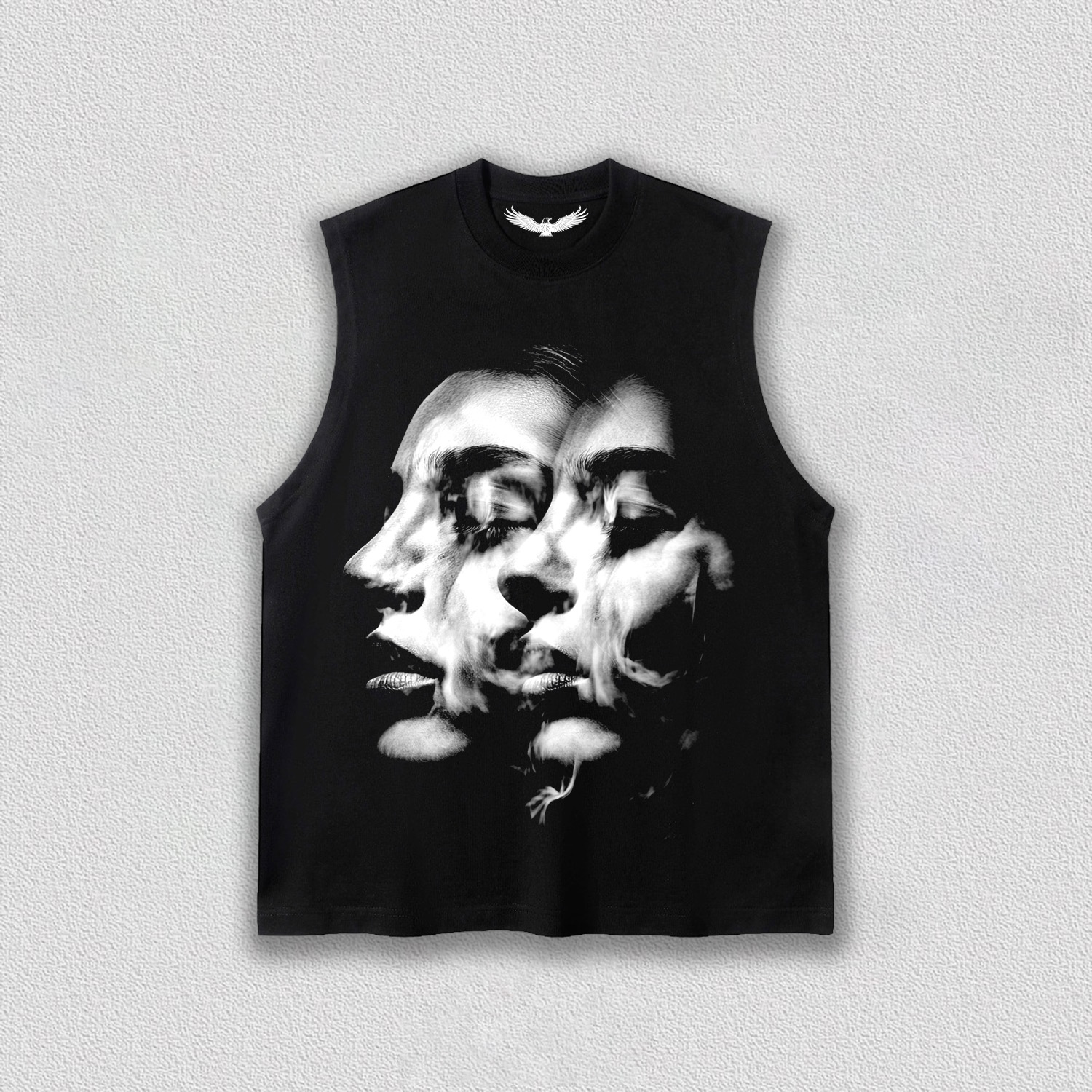 "Dual Illusion" Art Printed T-Shirt