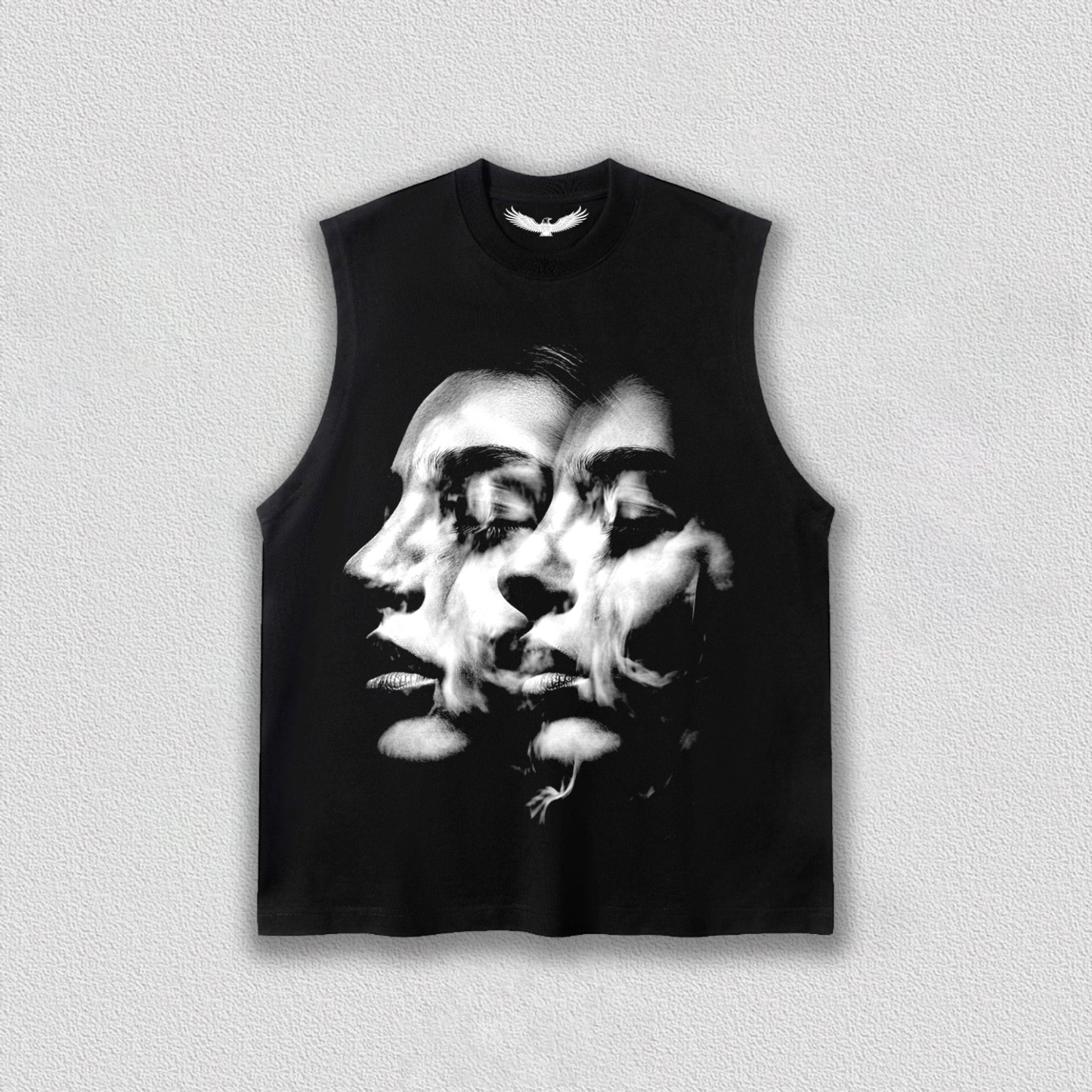 "Dual Illusion" Art Printed T-Shirt