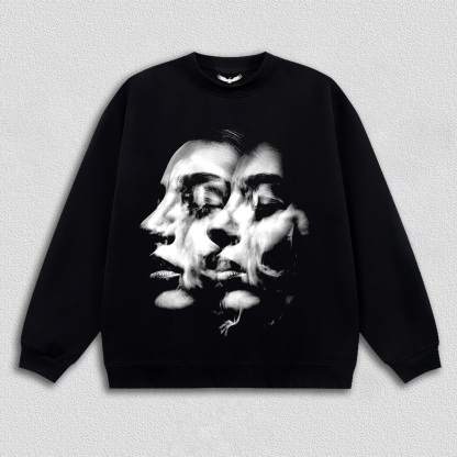 "Dual Illusion" Art Printed T-Shirt