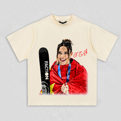 EILEEN GU GOLD TEE 1.1