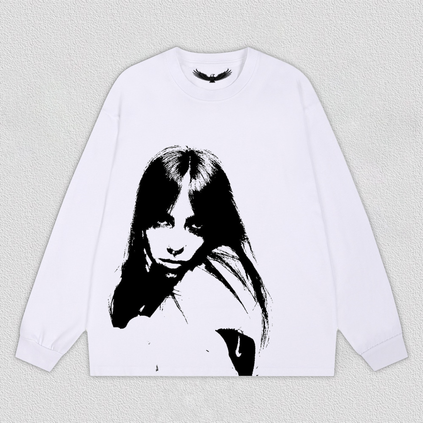 Charming Shadow of Black Hair T-Shirt