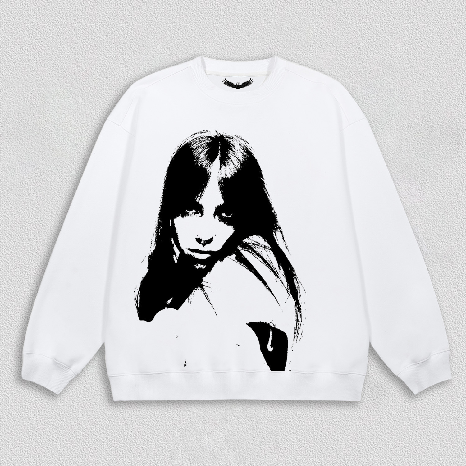 Charming Shadow of Black Hair T-Shirt