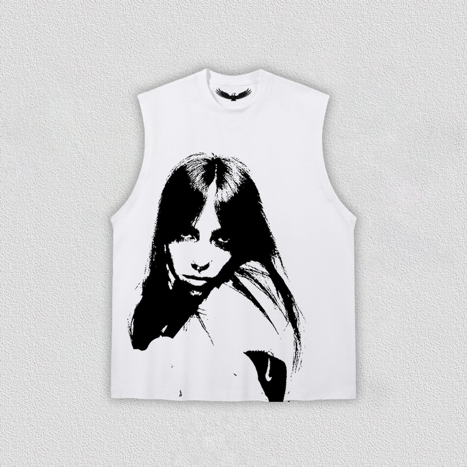 Charming Shadow of Black Hair T-Shirt