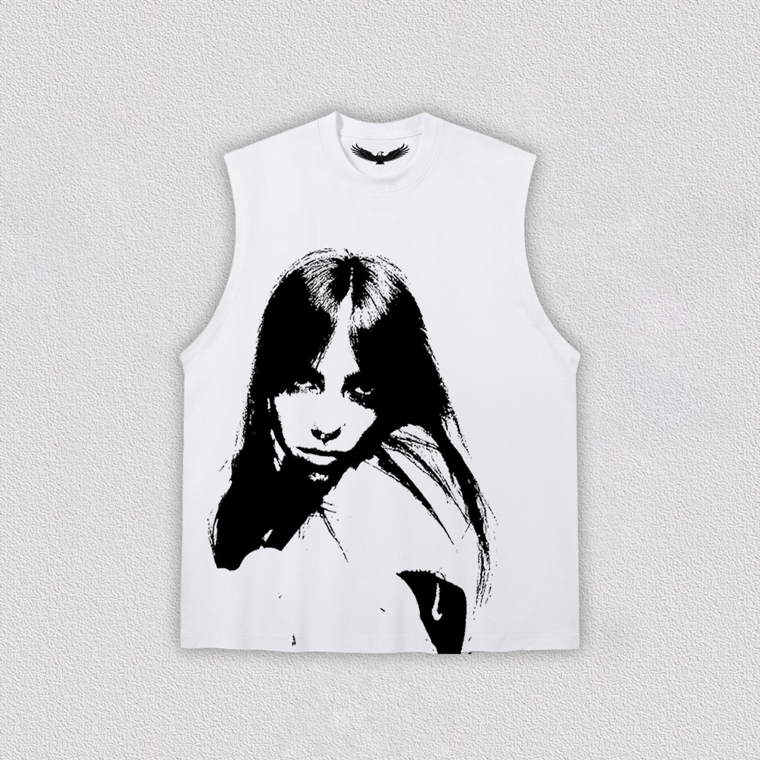 Charming Shadow of Black Hair T-Shirt