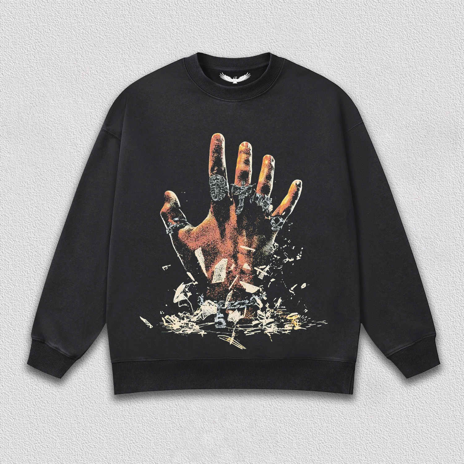 Breaking - Boundaries Hand Printed T-Shirt