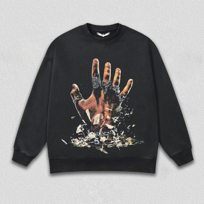 Breaking - Boundaries Hand Printed T-Shirt