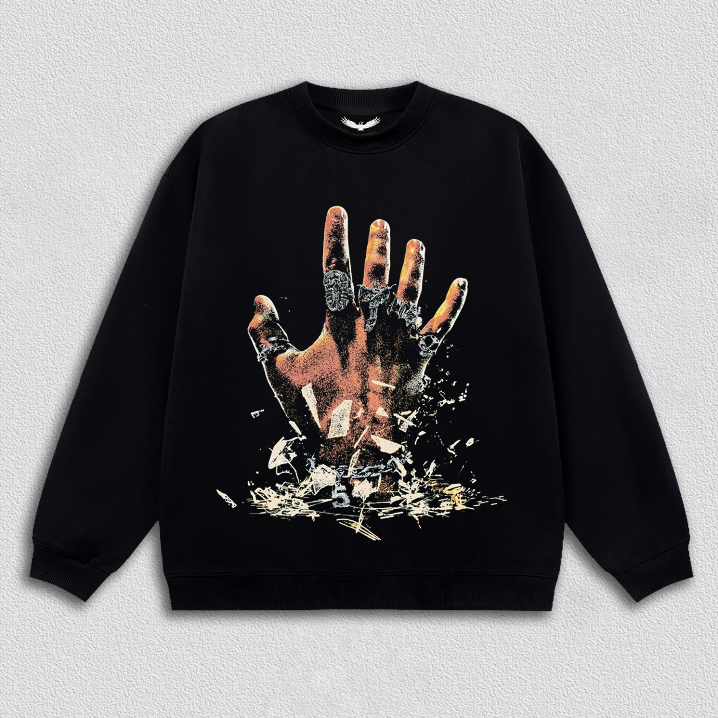 Breaking - Boundaries Hand Printed T-Shirt