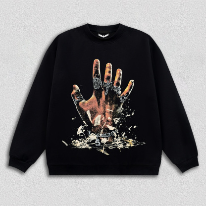 Breaking - Boundaries Hand Printed T-Shirt